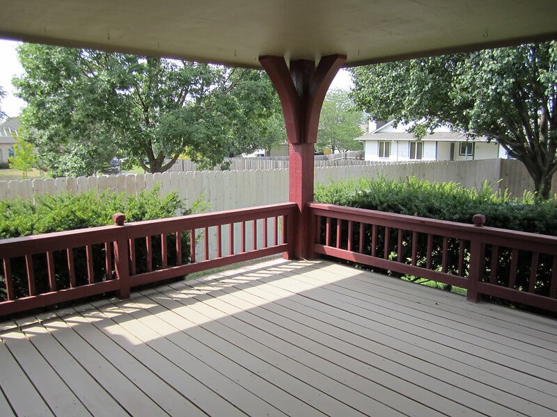 New Installed Unstained Deck